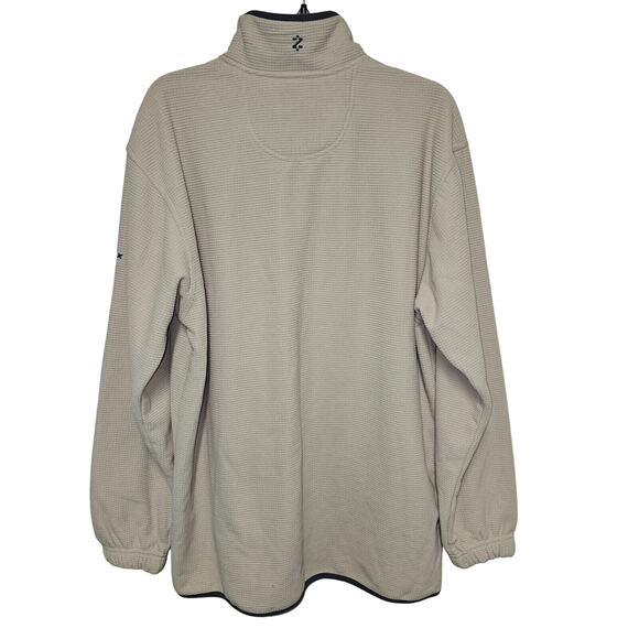 Izod Preform X Mens XL Pullover Sweater Quarter Zip Waffle Weave Y2K Streetwear - Picture 4 of 7